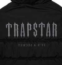 TRAPSTAR DECODED HOODED PUFFER 2.0 BLACK