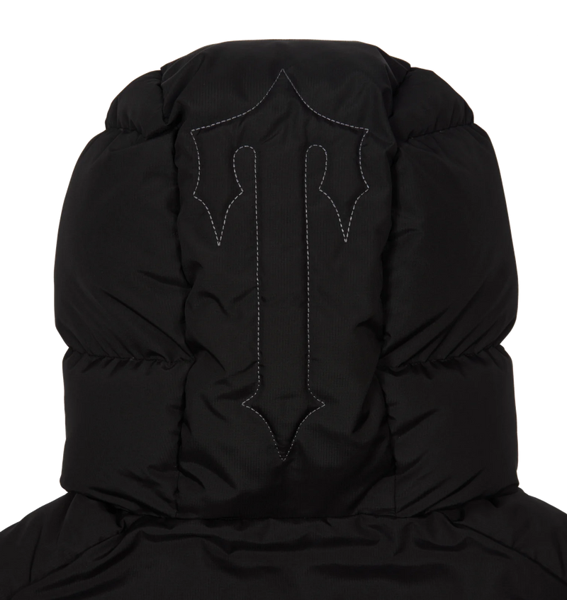 TRAPSTAR DECODED HOODED PUFFER 2.0 BLACK