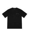 TRAPSTAR IRONGATE ARCH IT'S A SECRET T-SHIRT - BLACK/CHROME